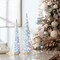 Melrose LED Lighted Iridescent Tree Christmas Decorations - 23.75" - Set of 2
